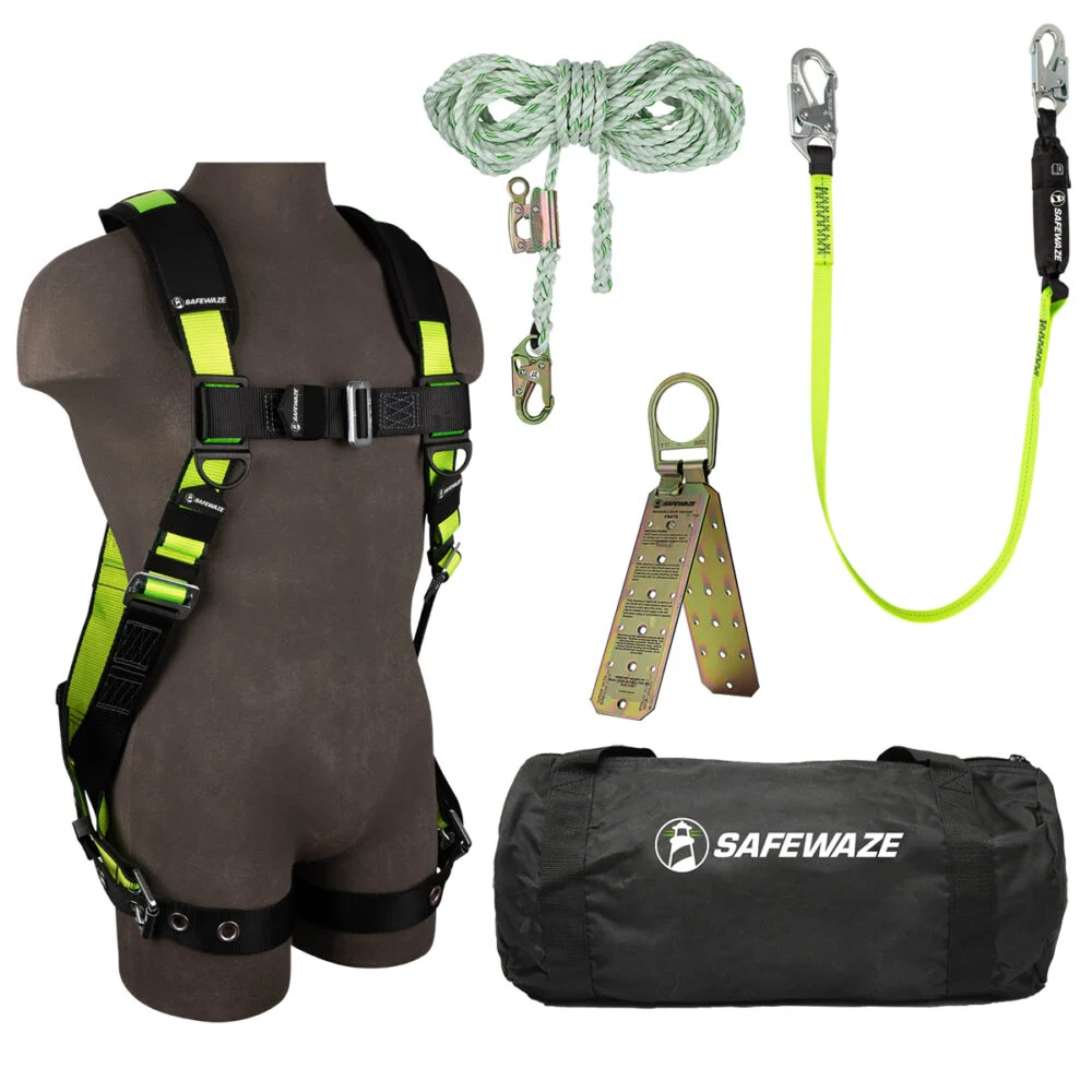 PRO Bag Roof Kit: FS185 Harness, FS700-50GA VLL, FS560 Lanyard, FS870 Anchor, FS8150 Bag