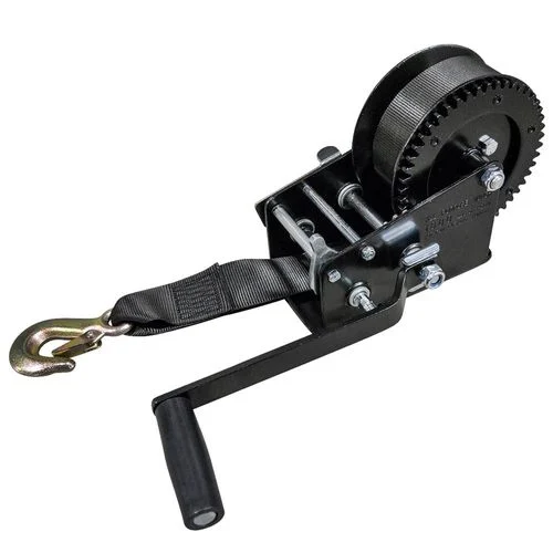 Pulling Winch with Strap And Hook, 1800 Lb.