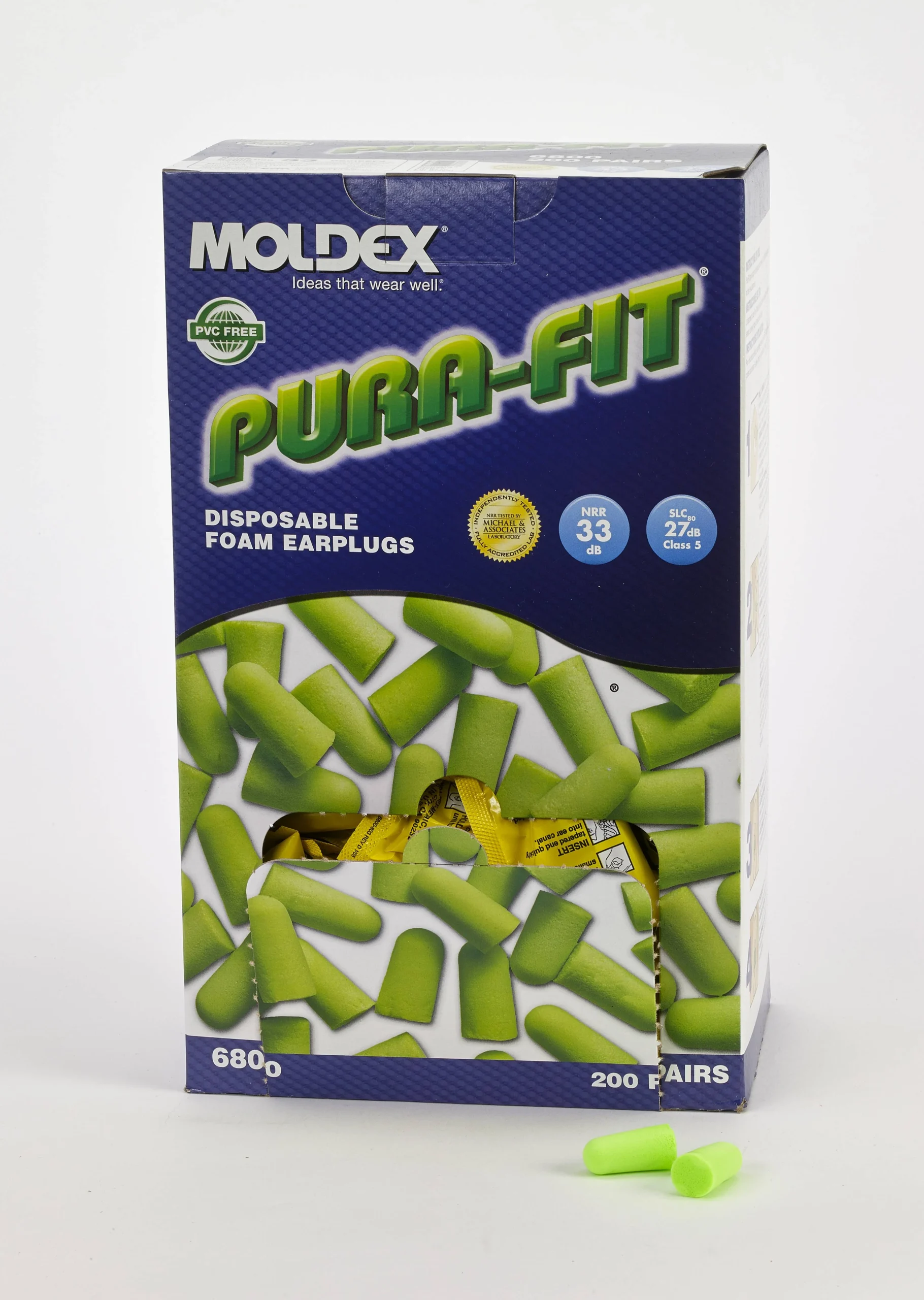 Purafit Ear Plugs Uncorded - Box of 2000 Pairs