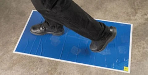 RBL Products 366 Spray Booth / Mixing Room Walk-On Tacky Mats 24 X 36 Replacement Pad (30 Mats/Pad)