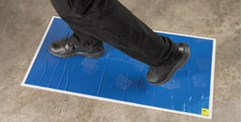 RBL Products 368 Spray Booth / Mixing Room Walk-On Tacky Mats Reusable Base W/24 X 36 Mats Pad (30 Mats/Pad)