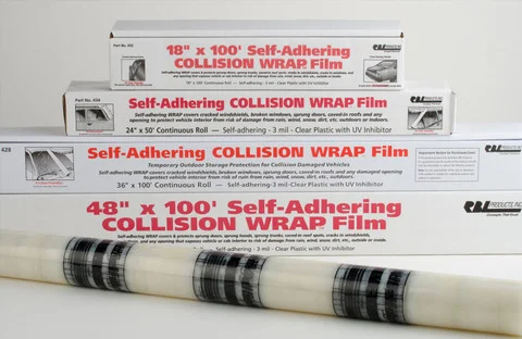 RBL Products 433 48" X 100' (1.22M X 30.5M) Continuous Roll Self-Adhering - 3Mil- Clear Plastic