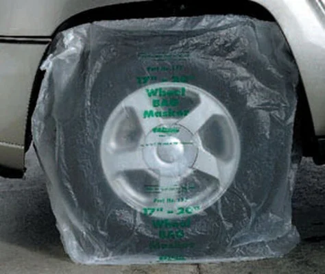 RBL Products Paint Masking Bag 36-Pack For Vehicles With 17"-20" Tires (177)