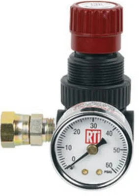 Reading Technologies Paint Gun Regulator With 0-60 Gauge 200 PSI 1/4" NPT (MR-1)