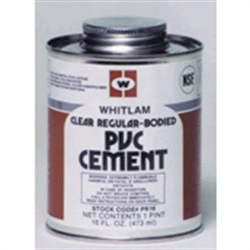 Rectorseal CLEAR REGULAR BODIED PVC CEMENT - 8 OZ.