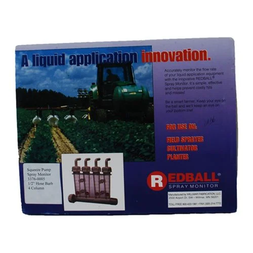 RED BALL MONITOR 1/2" BARB SQUEEZE PUMP