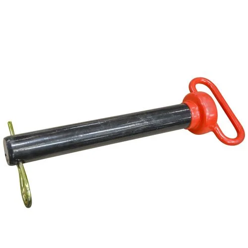 Red Handle Plastic Coated 1-1/4" x 8-1/2" Hitch Pin