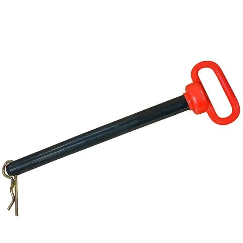 Red Handle Plastic Coated 1" x 12" Hitch Pin