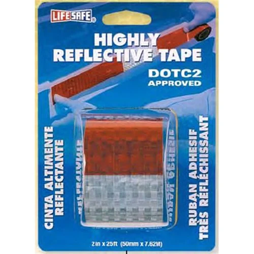 Red/Silver DOT2 Reflective Tape
