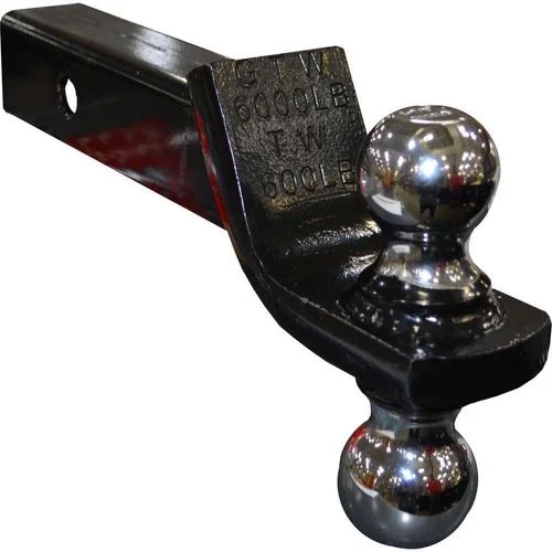 Reversible Ball Hitch, Double Ball, 1-7/8 In. and 2 In.