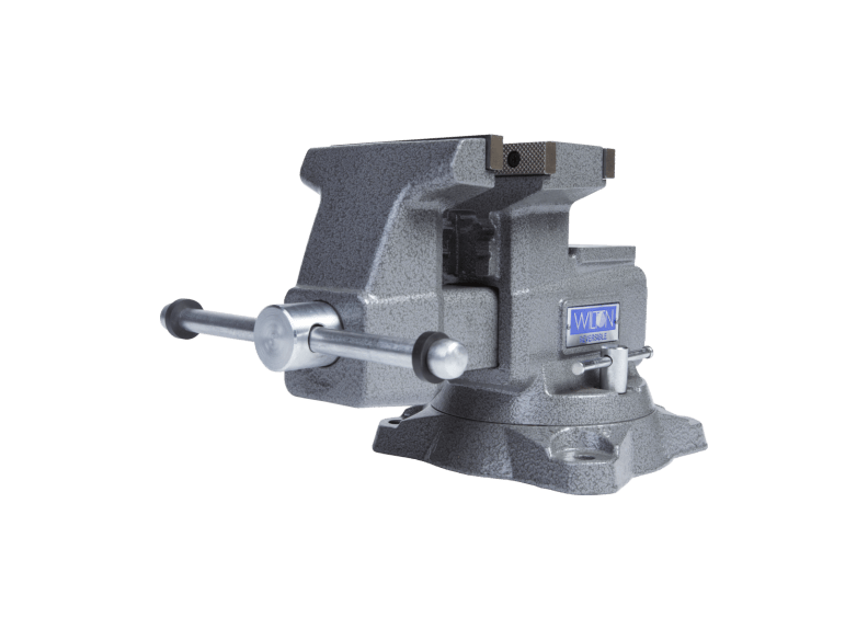 Reversible Bench Vise 8” Jaw Width with 360° Swivel Base