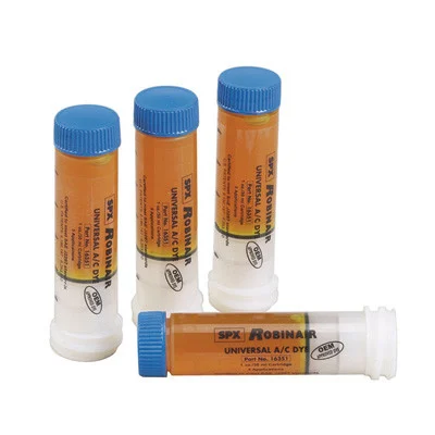 Robinair A/C System Leak Detection Dye Cartridge Set, Four 1oz Bottles (16356)