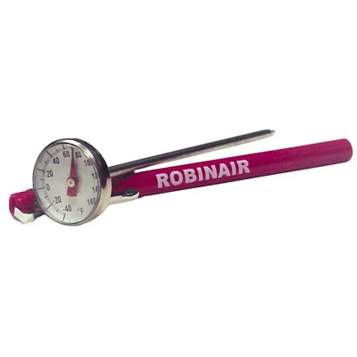 Robinair Dial Thermometer for HVAC and Automotive -40 to 160F (10596)
