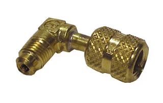 Robinair Quick Coupler with 90-Degree Elbow for HVAC Systems (40563A)