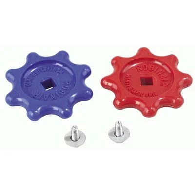 Robinair Red and Blue Replacement Handwheels for Manifold Gauges (40449)