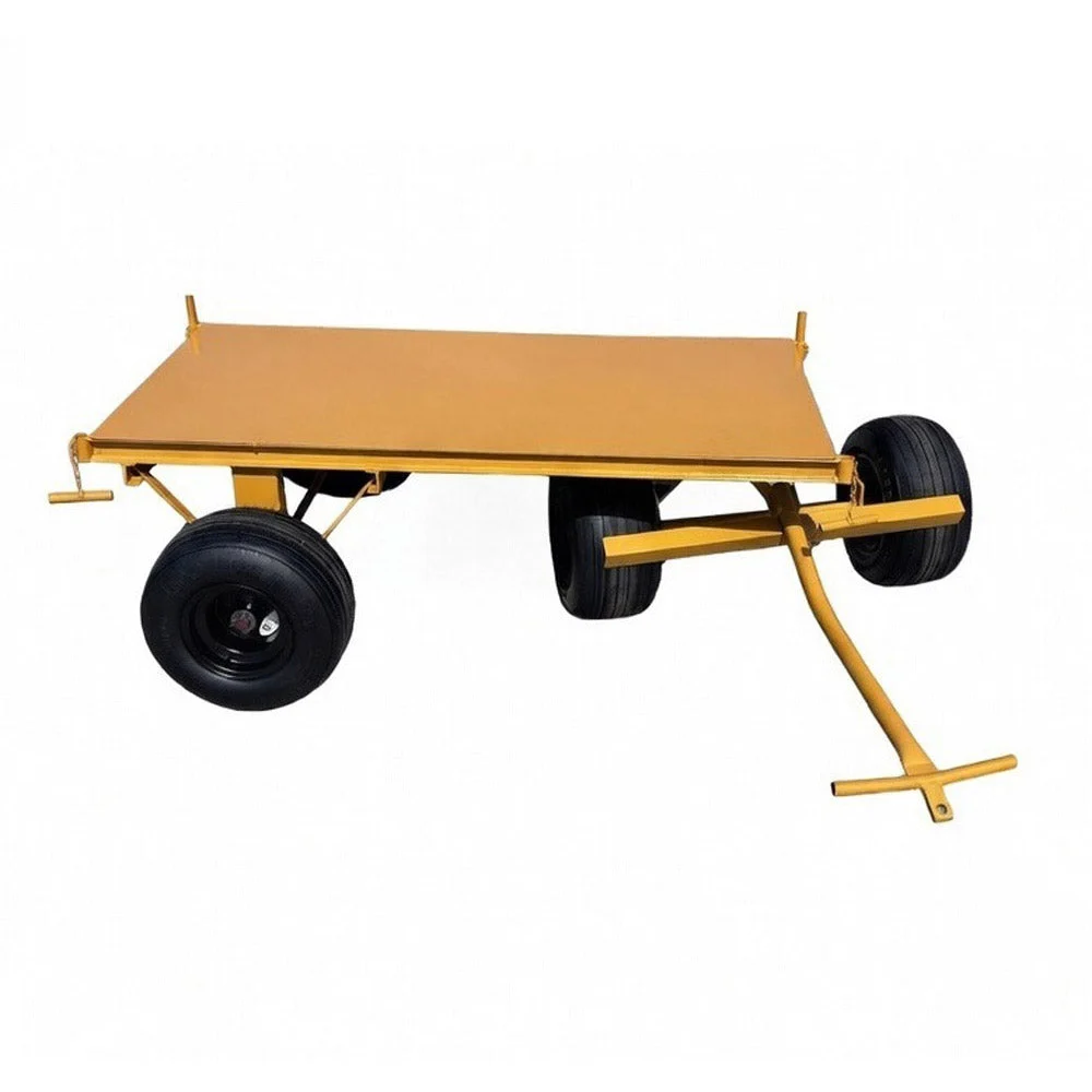 Roofmaster 4-Wheel Steel Plate Deck Trailer with 30" x 60" Deck, Non-Flat Tires
