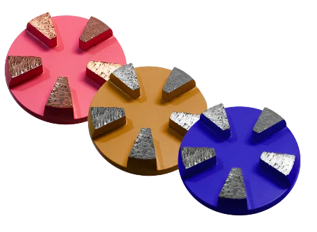 Round Diamond Inserts 3", 5 segment