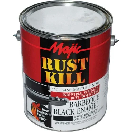 Rust Kill Paint, Barbeque Black , 1 Gallon