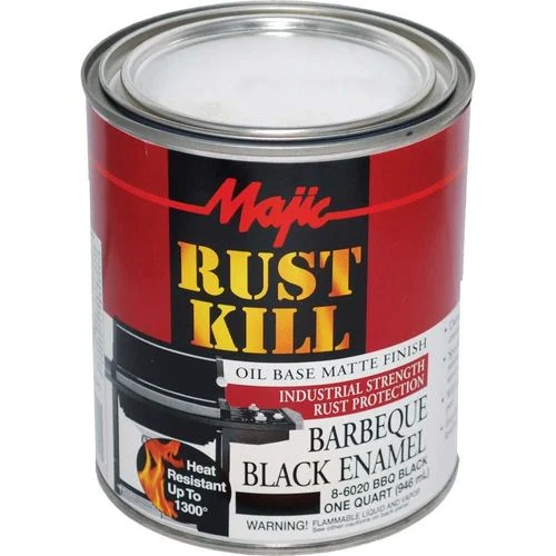 Rust Kill Paint- Barbeque Black- Quart