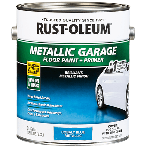 Rust-Oleum Concrete and Garage Metallic Floor Paint - Gallon (2 Count)