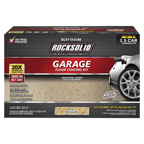 Rust-Oleum Rocksolid Polycuramine Garage Floor Coating Kit