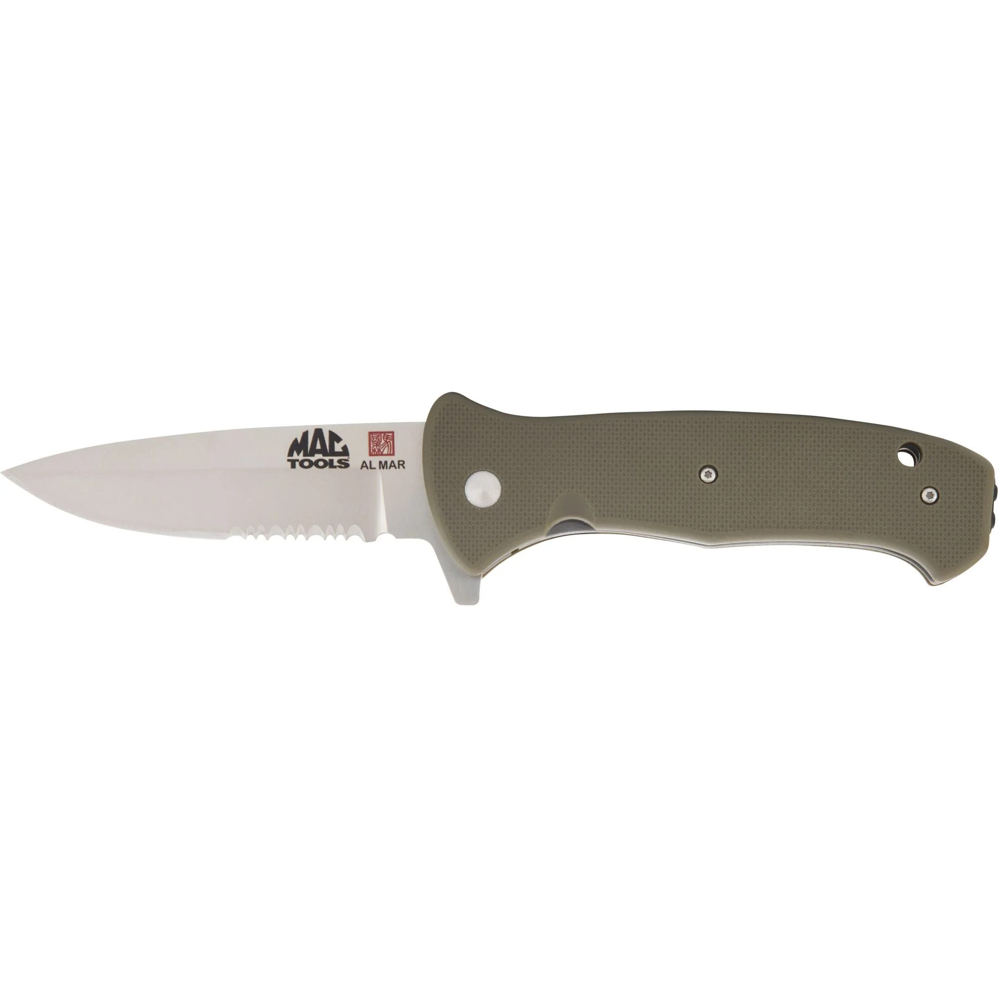 S.E.R.E. 2020™ Combo-Edge Blade Folding Knife 3.6" - Olive Drab Green
