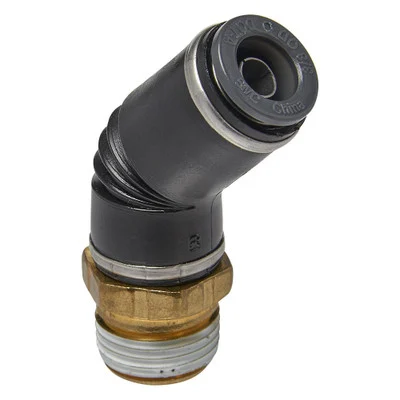 S.U.R. & R 45° Swivel Male Elbow 3/8" Tube X 3/8" NPT (AB4340)