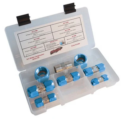 S.U.R. & R Metric A/C Compression Block Off Kit (AC90M)