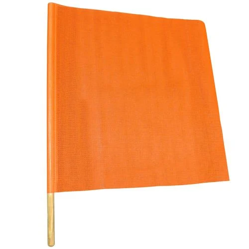 SAFETY FLAG W/30"STAFF 24"X24"