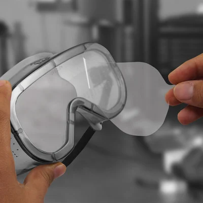 SAS Safety 5106-10 Peel-Off Clear Replacement Lenses for Deluxe Safety Goggles
