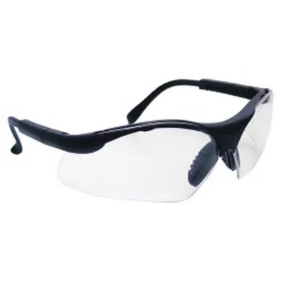 SAS Safety 541-0000 Sidewinders Safety Glasses - Black Frames/Clear Lens