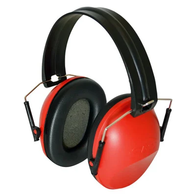 SAS Safety 6110 29 dB Red/Black Over the Head Foldable Earmuffs