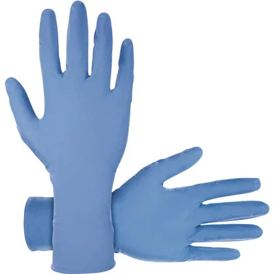 SAS Safety 6608-40 Derma-Max Powder-Free Exam Grade Nitrile Gloves, Large