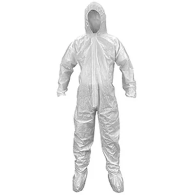 SAS Safety 6976 Breathable SMS Hooded & Booted Coveralls Suit - XXX-Large