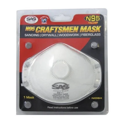 SAS Safety 8611-50 N95 Respirator Valved Particulate
