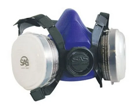 SAS Safety 8661-93 Bandit Halfmask Respirator, OV Cartridge with N95 Filter - Large