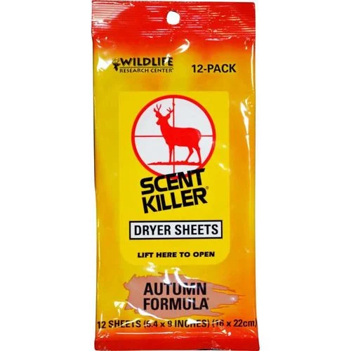 Scent Killer Autumn Formula Dryer Sheets