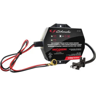 Schumacher 1.5A 6V/12V Fully Automatic Battery Maintainer (SC1300)