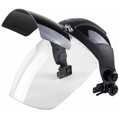Sellstrom DP4 Series Hard Hat Faceshield, Shade 5 IR Flip-Up Front Window (S32152)