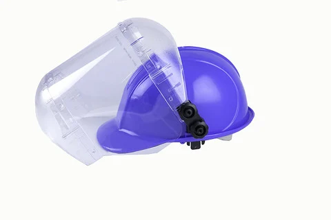 Sellstrom Dual Crown Safety Face Shield with Hard Hat Slot Adapter (S38510)