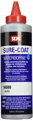 SEM Paints Aerospace Sure-Coat Silver, 1 Pt Bottle (16088)