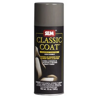 SEM Paints Classic Coat Flat Black, 16oz Aerosol (17503)