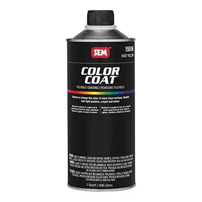SEM Paints Color Coat Fast Yellow, Cone Top Quart (15516)