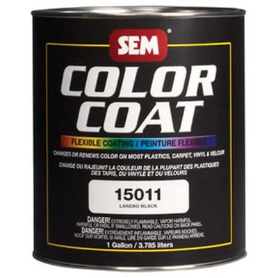 SEM Paints Color Coat Landau Black, 1-Gallon Can (15011)