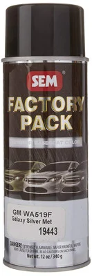 SEM Paints GM Galaxy Silver Met WA519F, 12oz Aerosol (19443)