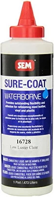 SEM Paints Low Luster Clear, 1 Pint Bottle (16728)