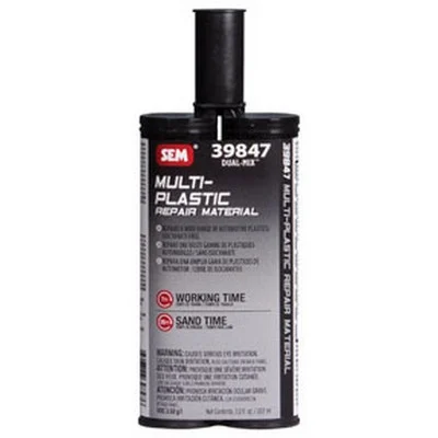 SEM Paints Multi-Plastic Repair Material, 7oz Cartridge (39847)