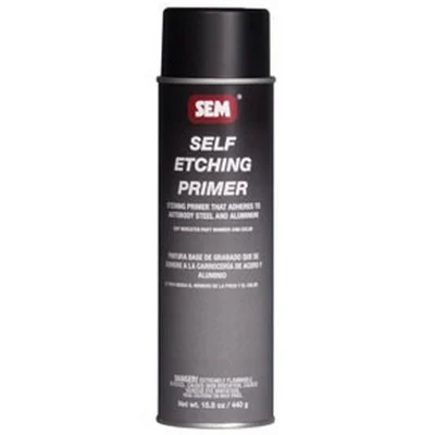 SEM Paints Self Etching Primer Black, 15.5oz Aerosol (39673)