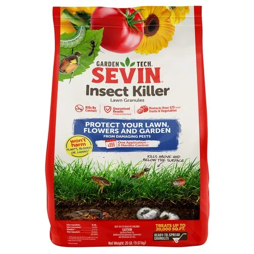 Sevin Lawn Insect Granules, 20 Lbs. Treats 4,292 Sq. Ft.