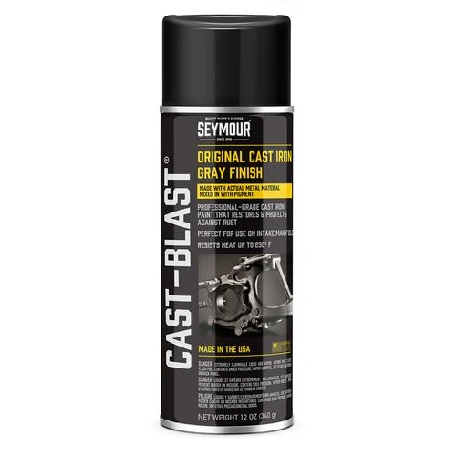 Seymour Cast Iron Gray Spray Paint 12 Oz.